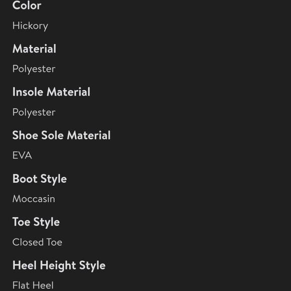 Paw by BEARPAW Amelia Boot Wool Liner, Bow In Hickory Size 8 NWOT - Picture 5 of 9